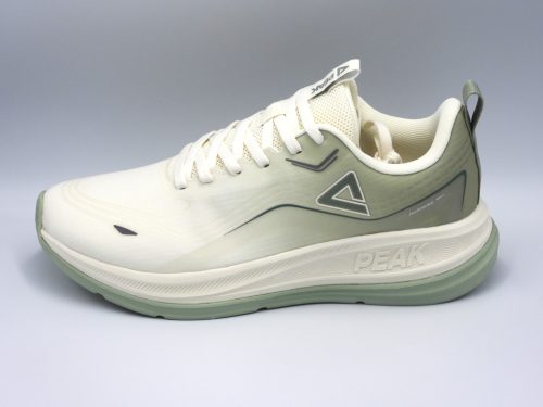 PEAK-RUNNING SHOES-CANVAS WHITE/GREEN