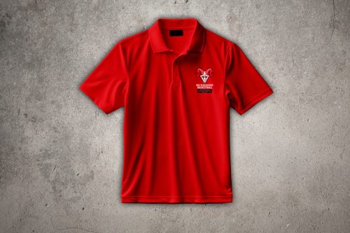 Piros Galleros Polo